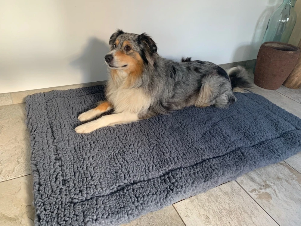 Hugglehounds Fleece Mat Grijs 4 Hugglehounds Fleece Mat Grijs - Afbeelding 2