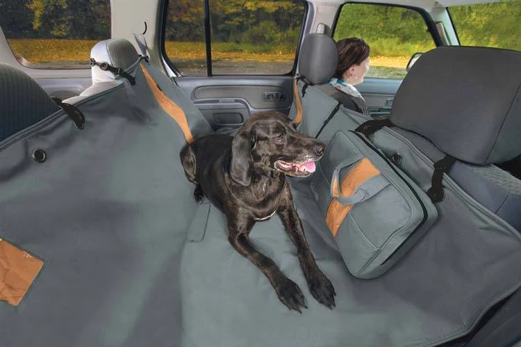 Kurgo Hondendeken Voor De Achterbank Hammock Charcoal 4 Kurgo Hondendeken Voor De Achterbank Hammock Charcoal - Afbeelding 2