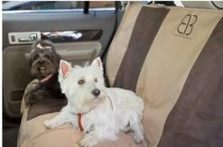 Petego Hondendeken Voor De Achterbank Multi Fabric Tan Espresso