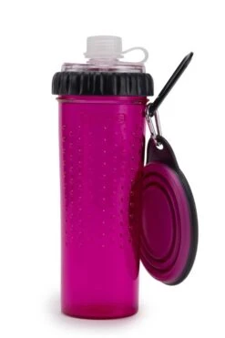 Dexas Snack Duo Met Travel Cup Fuchsia