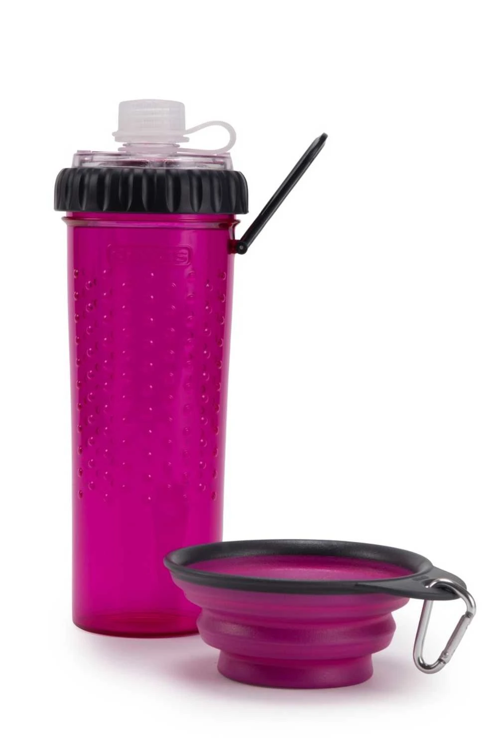 Dexas Snack Duo Met Travel Cup Fuchsia 4 Dexas Snack Duo Met Travel Cup Fuchsia - Afbeelding 2