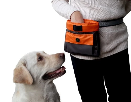 EQDOG Beloningszakje Click And Treat Oranje 3 EQDOG Beloningszakje Click And Treat Oranje