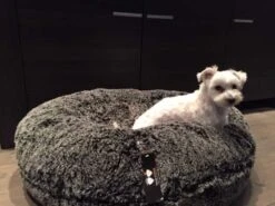 Bessie And Barnie Hondenmand Bagel Midnight Frost -Hunter Winkel image 2012