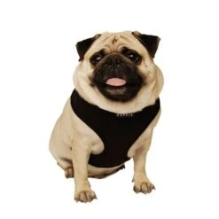 Puppia Hondentuig Soft Harness Zwart -Hunter Winkel image 2119