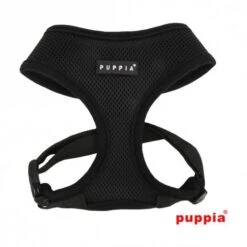 Puppia Hondentuig Soft Harness Zwart -Hunter Winkel image 2120
