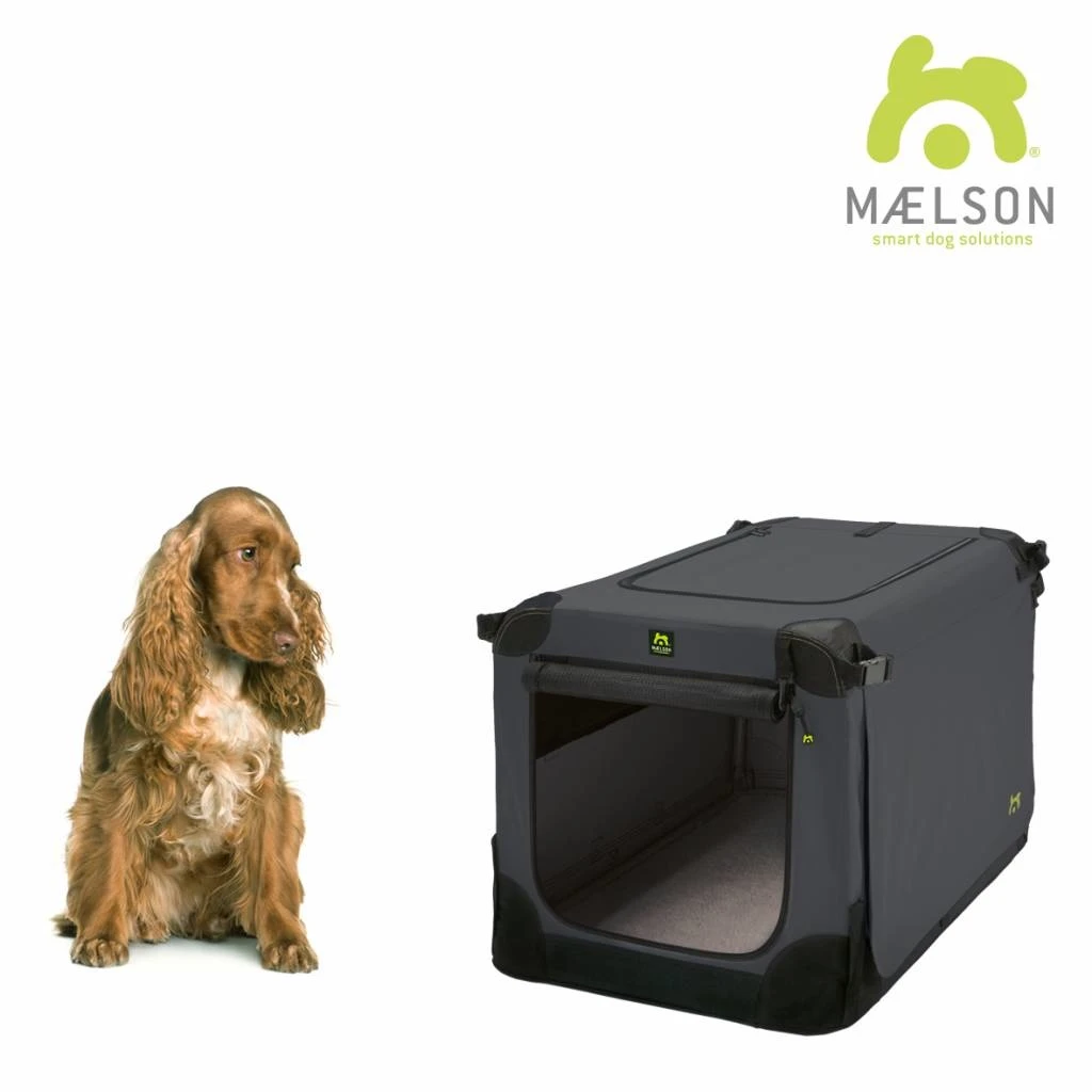 Maelson Reisbench Hond Soft Kennel Antraciet 8 Maelson Reisbench Hond Soft Kennel Antraciet - Afbeelding 6
