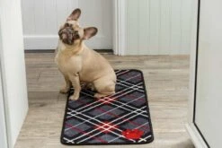 Pet Rebellion Droogloopmat Tartan