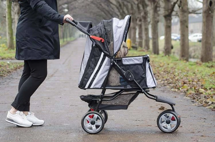 Innopet Hondenbuggy All Terrain Black-Silver 4 Innopet Hondenbuggy All Terrain Black-Silver - Afbeelding 2