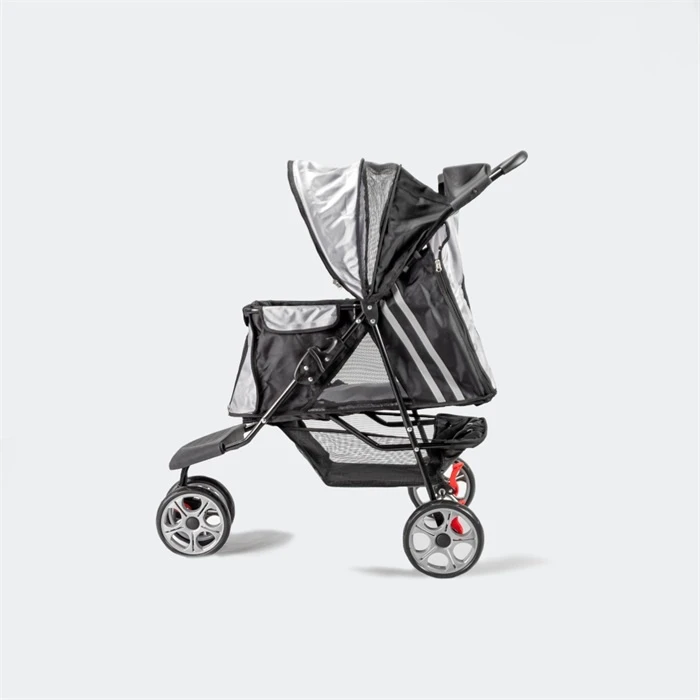 Innopet Hondenbuggy All Terrain Black-Silver 7 Innopet Hondenbuggy All Terrain Black-Silver - Afbeelding 5