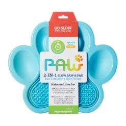 PDH Paw 2 In 1 Slow Feeder Blauw