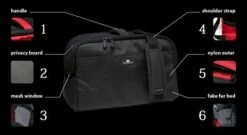 Sleepypod Draagtas Voor Huisdieren Atom Jet Black 12 Sleepypod Draagtas Voor Huisdieren Atom Jet Black -Hunter Winkel image 2664