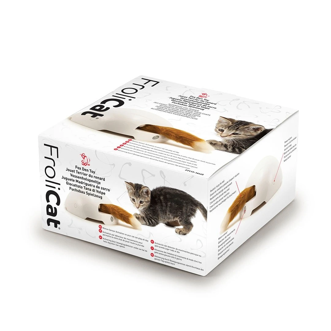FroliCat Kattenspeelgoed Fox Den Toy 4 FroliCat Kattenspeelgoed Fox Den Toy - Afbeelding 2
