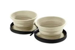 Hunter Travel Bowl List Beige Met Tasje
