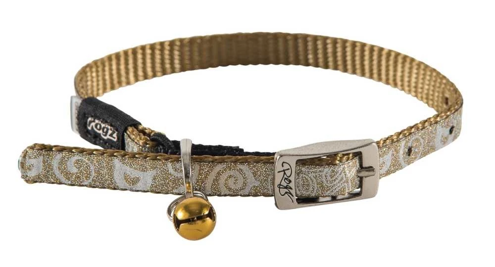Rogz Kattenhalsband SparkleCat Goud 3 Rogz Kattenhalsband SparkleCat Goud