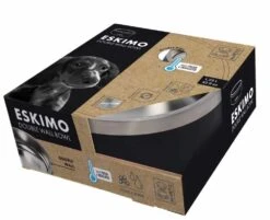 M-Pets Dubbelwandige Drink- Of Voerbak Eskimo Zwart