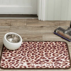 Pet Rebellion Voerbakmat Dinner Mate Leopard