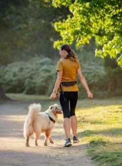 Rogz Hondenriem Handsfree Airtech Sport Oker -Hunter Winkel image 824