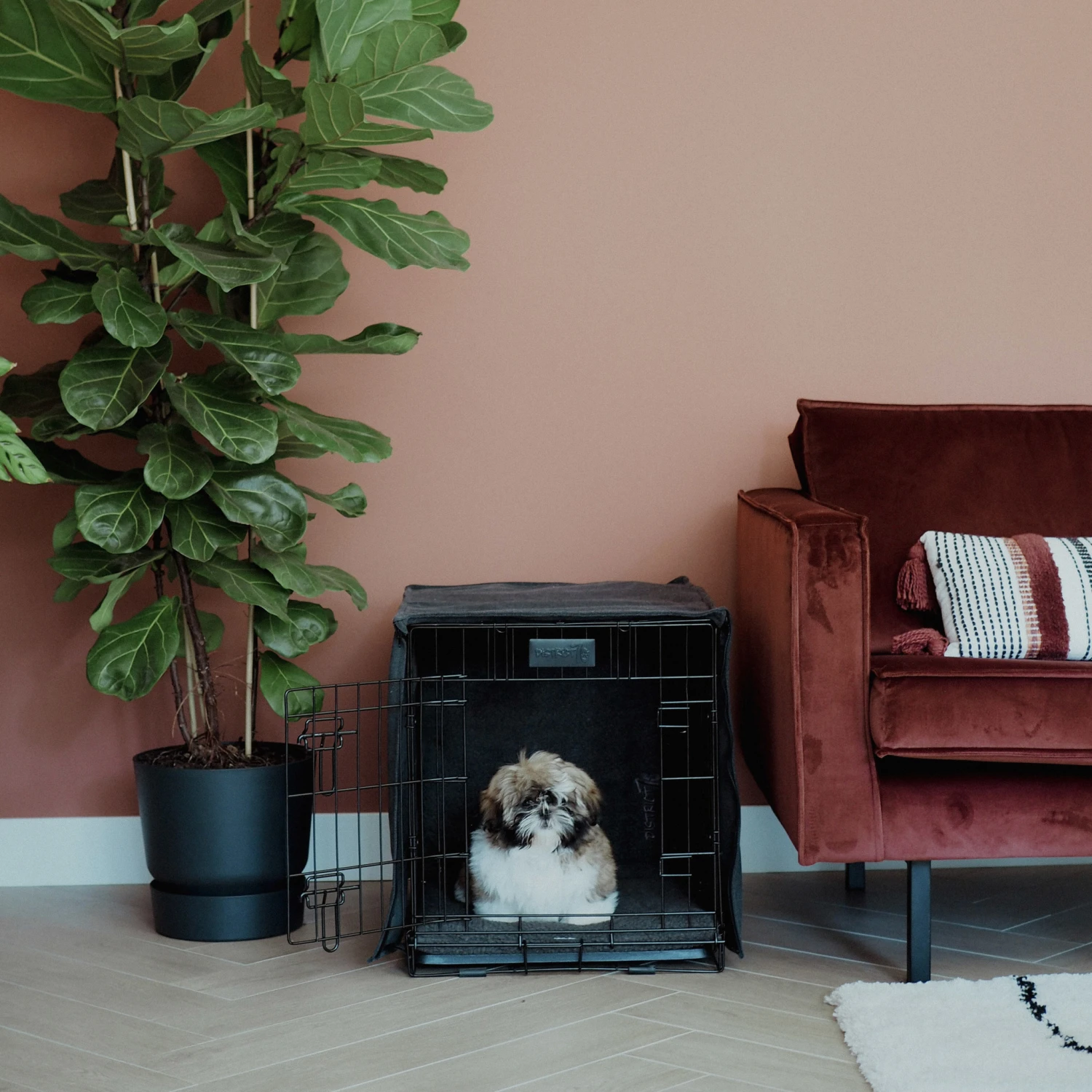 District70 Sherpa Benchkussen Donkergrijs 4 District70 Sherpa Benchkussen Donkergrijs - Afbeelding 2