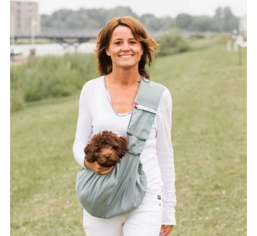 Hunter Winkel -Hunter Winkel 4lazylegs hondendraagtas canvas grijs